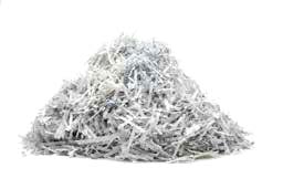 Picture of paper shredded paper.